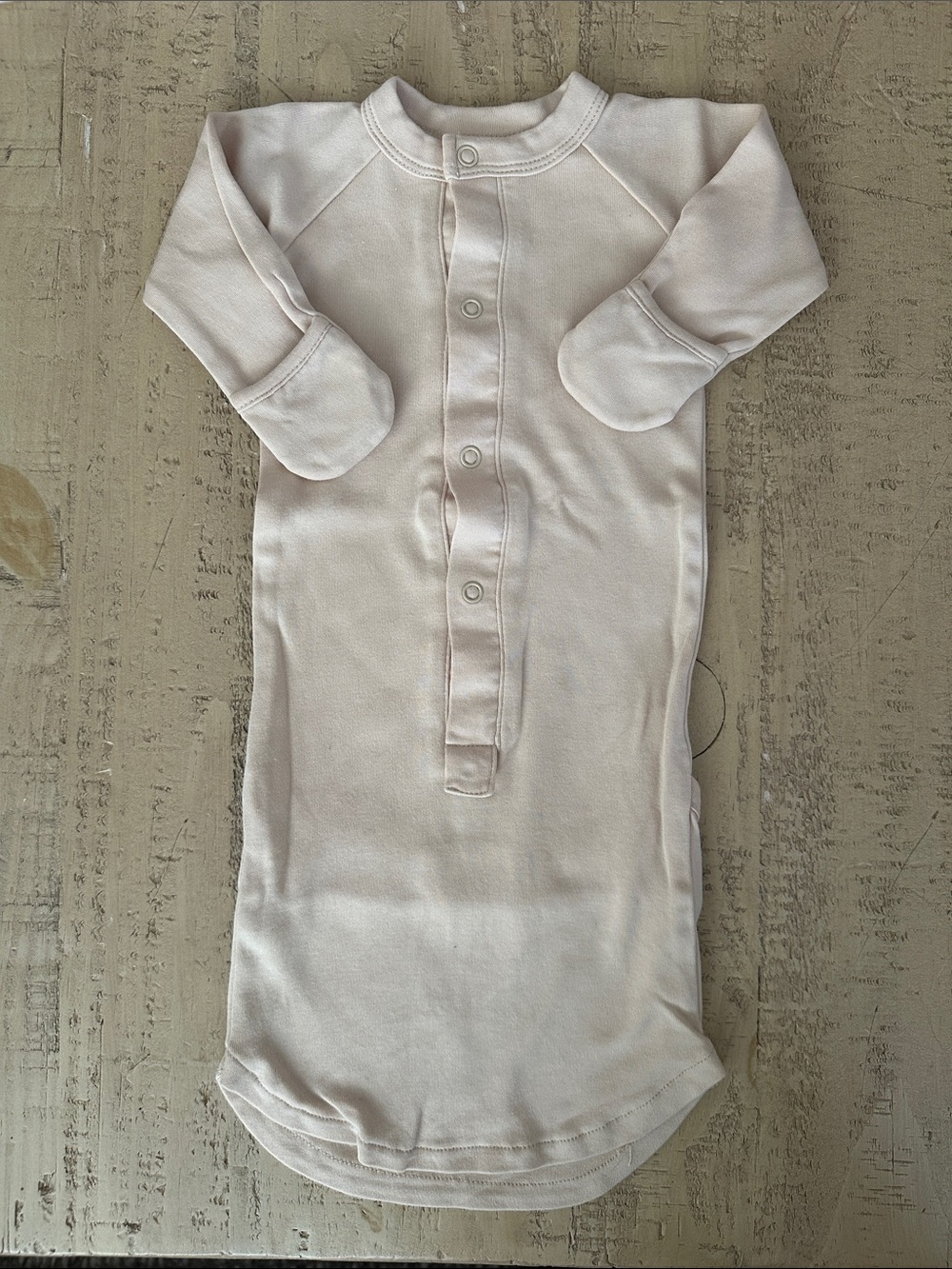 Goumi Kids Organic Convertible Sleeper Gown, 0-3M